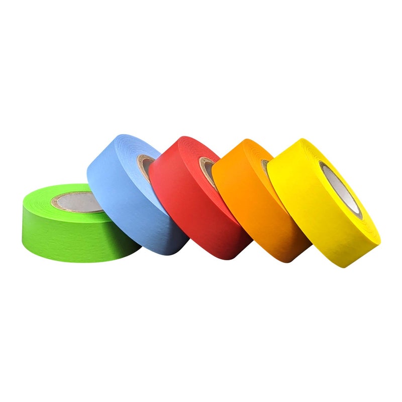 Bartovation Lab Labeling Tape Variety Pack, 500 Inches Long x 3/4 Inch Width, 1 Inch Diameter Core [5 Rolls of Assorted Colors] for Color Coding and Marking - Image 1